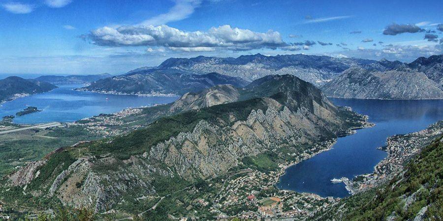 Panorama over the Bay of Kotor